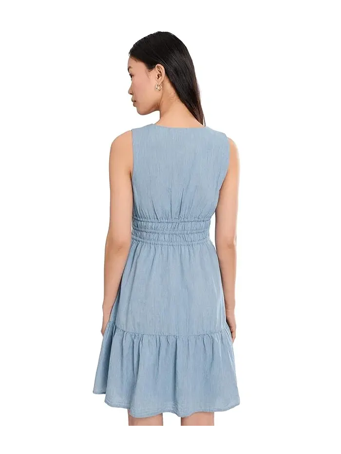 Платье короткое без рукавов Voile Voyage Tommy Bahama — изображение 4 из 5, синий