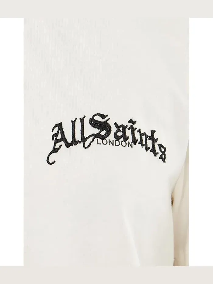 Футболка с принтом Descent Lisa Tee AllSaints — изображение 5 из 5, белый
