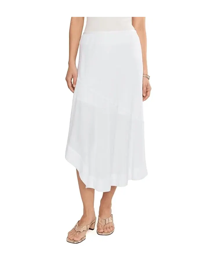 Юбка длинная Rumba Linen Skirt NIC+ZOE — изображение 1 из 5, белый