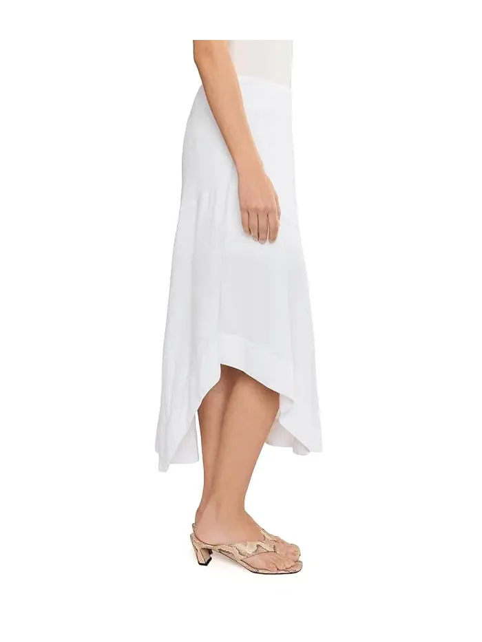 Юбка длинная Rumba Linen Skirt NIC+ZOE — изображение 3 из 5, белый