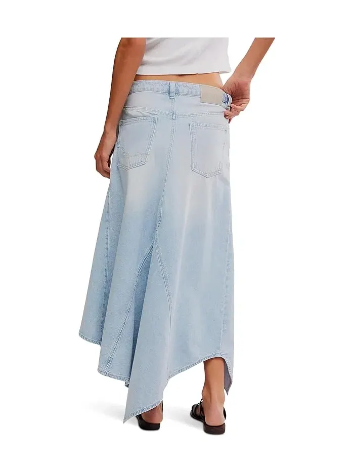 Юбка макси асимметричная Aquarius Free People — изображение 3 из 5, черный