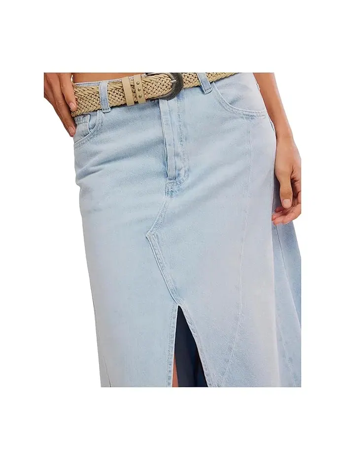 Юбка макси асимметричная Aquarius Free People — изображение 5 из 5, черный