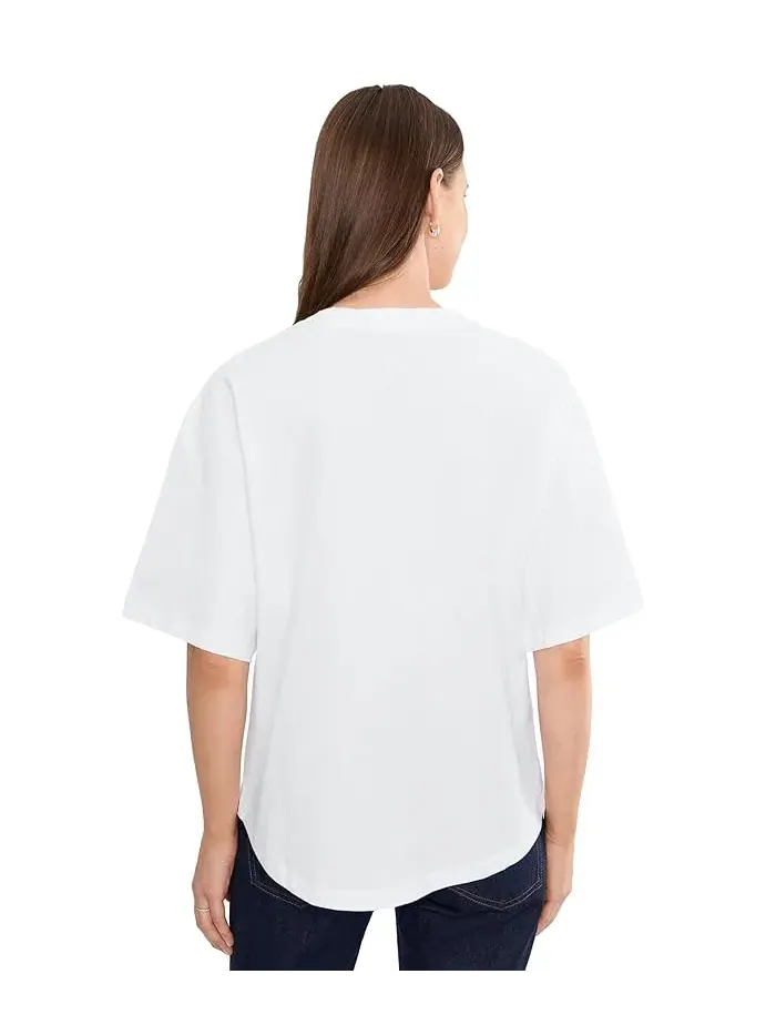 Футболка оверсайз Icon Amelie Tee AllSaints — изображение 4 из 5, белый