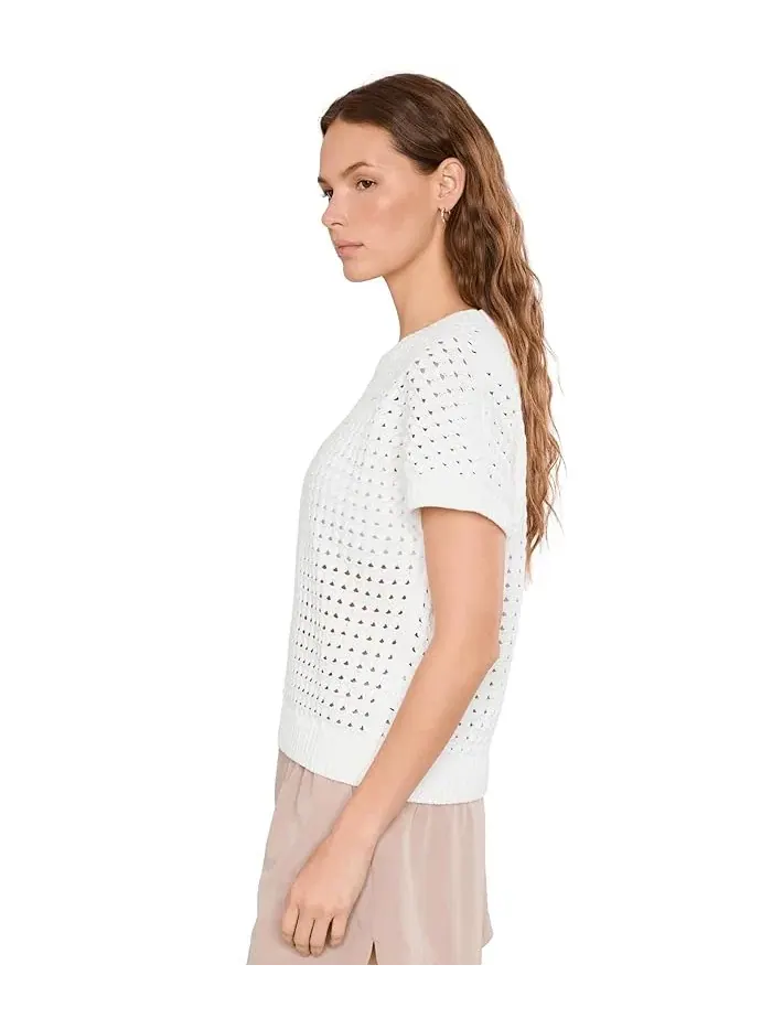 Свитер вязаный Denny Knit Top Varley — изображение 3 из 5, белый