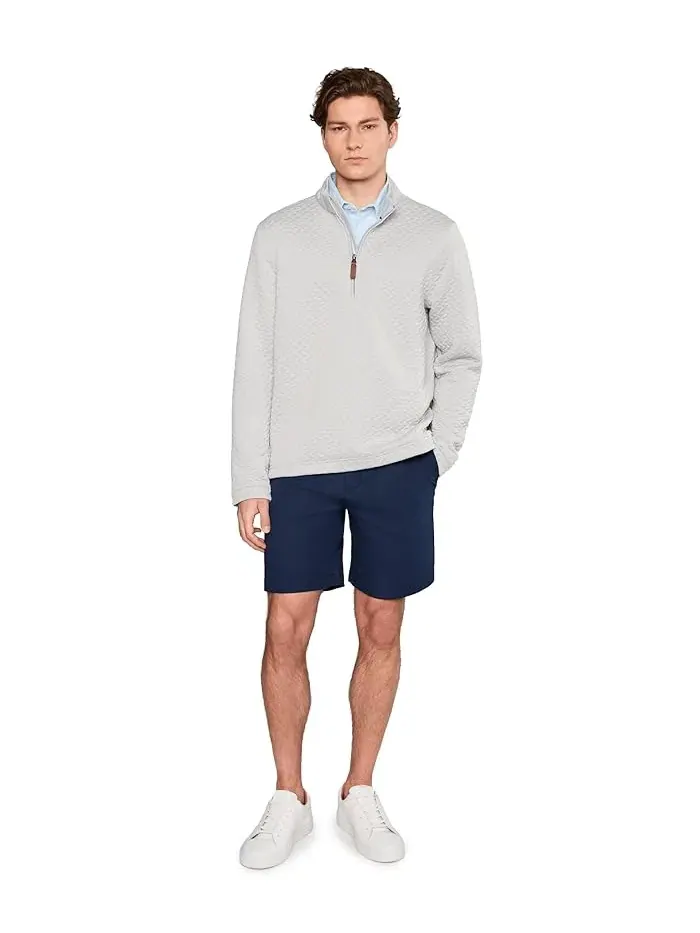 Свитер с четверть-застежкой-молнией Last Stitch Cole Haan — изображение 2 из 5, высокий дом