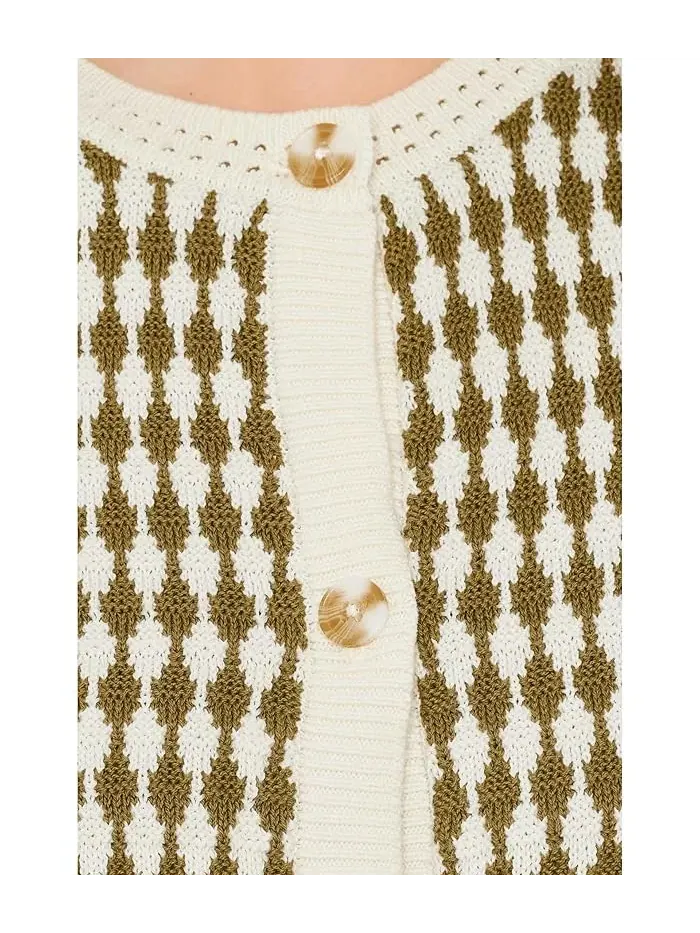 Свитер Varley Aura Knit Top — изображение 5 из 5, золотистый оливковый