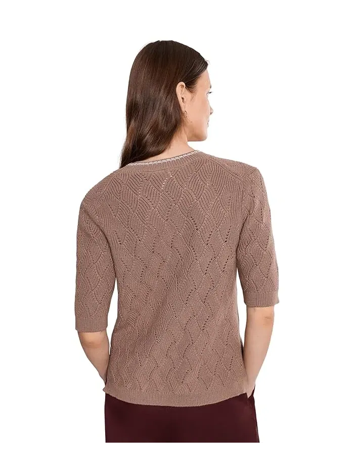 Свитер Varley Agathe Knit Top — изображение 4 из 5, брауни