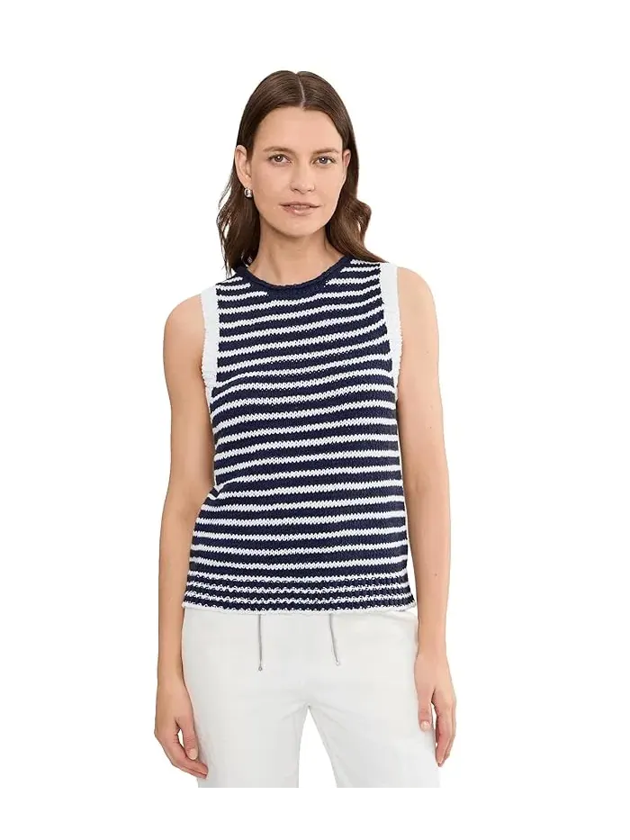 Свитер полосатый Harbor Pebble Cotton Stripe Tommy Bahama — изображение 1 из 5, берег
