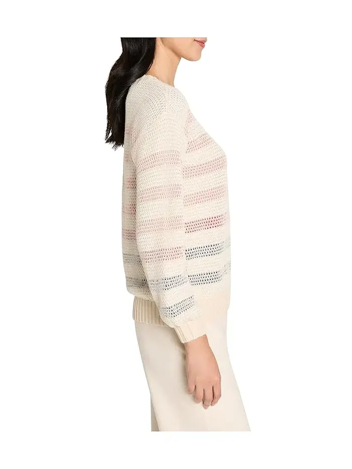 Свитер с полосками Scandi Stripe NIC+ZOE — изображение 3 из 4, мульти