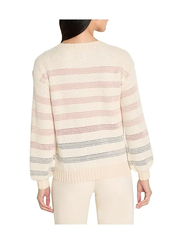Свитер с полосками Scandi Stripe NIC+ZOE — изображение 4 из 4, мульти