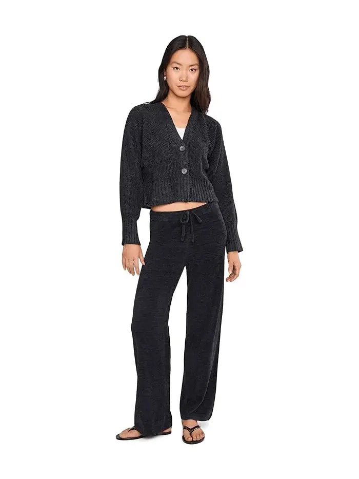 Кардиган ribbed CozyChic Lite Cotton Barefoot Dreams — изображение 2 из 5, синий