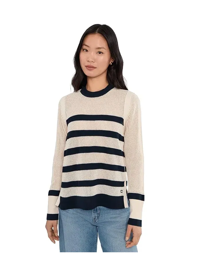 Свитер вязаный с косами Knit Sweater Helly Hansen — изображение 1 из 5, темно-синий/кремовый