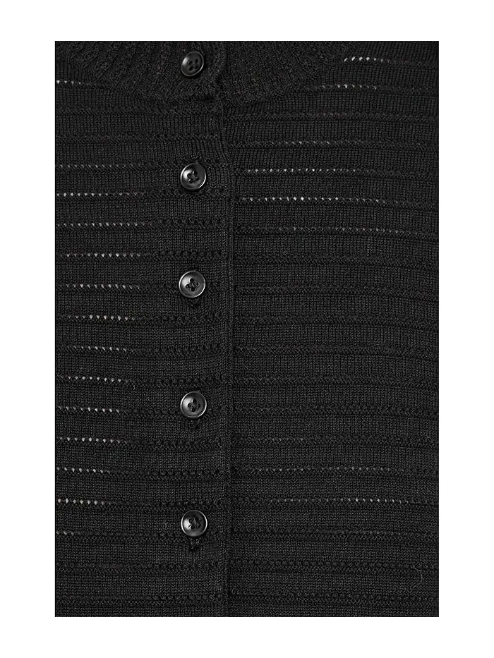 Кардиган с коротким рукавом Cotton Stitch Siya Madewell — изображение 5 из 5, черный