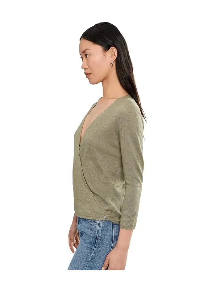 Кардиган с трехчетвертными рукавами Addison Isle Tommy Bahama — изображение 3 из 5, глиняный