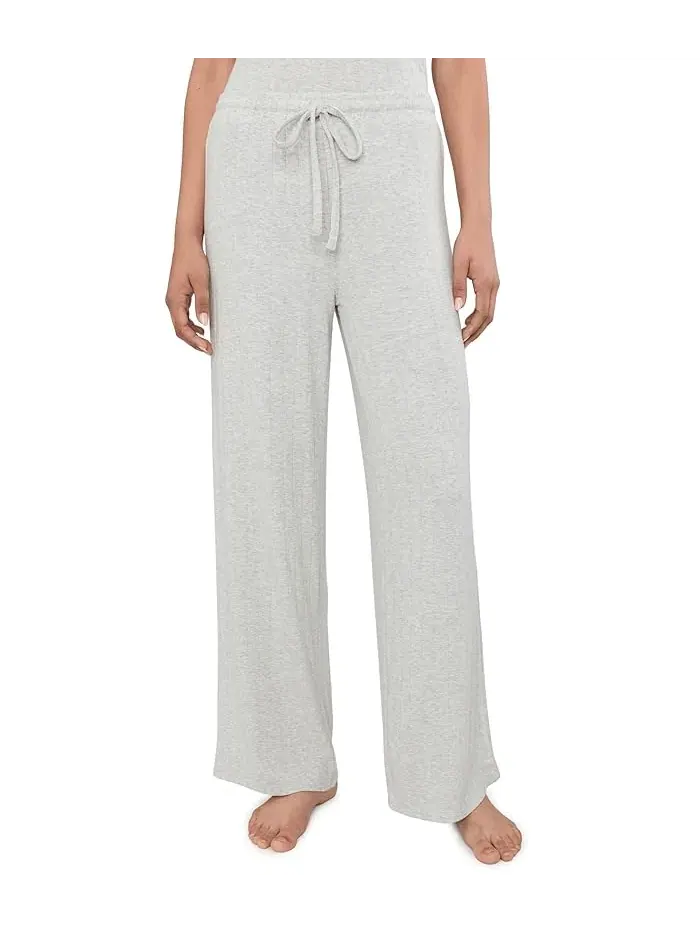 Комплект из футболки и брюк из модала Cloud Modal Tee Pants Set HONEYDEW — изображение 4 из 5, серый