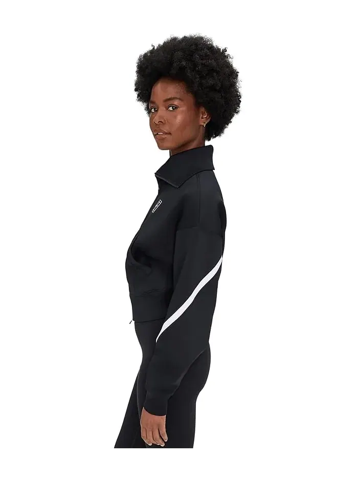 Куртка теннисная с застежкой-молнией Advantage Dri-FIT Nike — изображение 3 из 5, черный/белый
