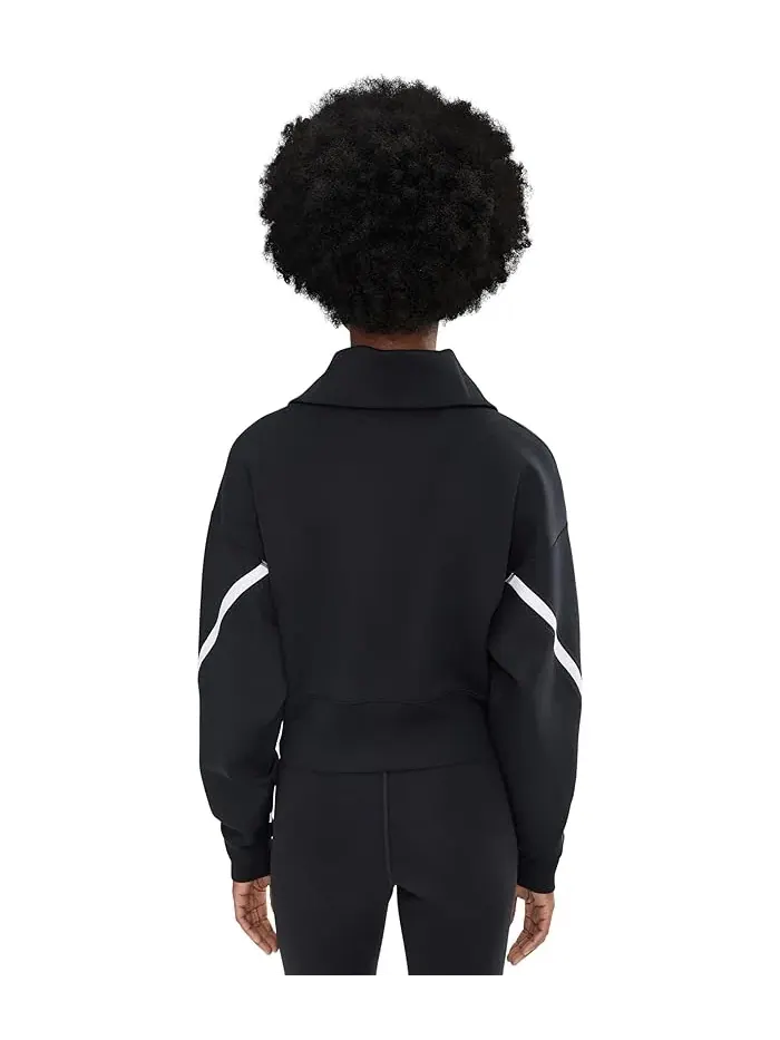 Куртка теннисная с застежкой-молнией Advantage Dri-FIT Nike — изображение 4 из 5, черный/белый