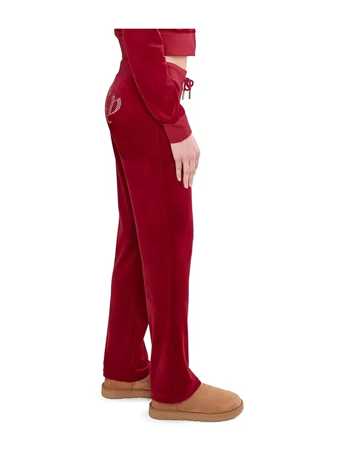 Спортивные брюки с лампасами модель Og Bling Track Pants Juicy Couture — изображение 3 из 5, ангел