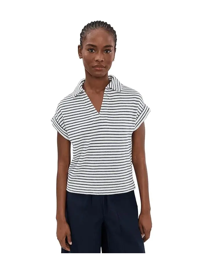 Пижама поло Suncoast Loop Terry Stripe Tommy Bahama — изображение 1 из 5, кокос