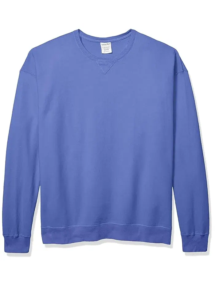 Свитшот Comfortwash Garment Dyed Hanes — изображение 1 из 1, глубокий синий