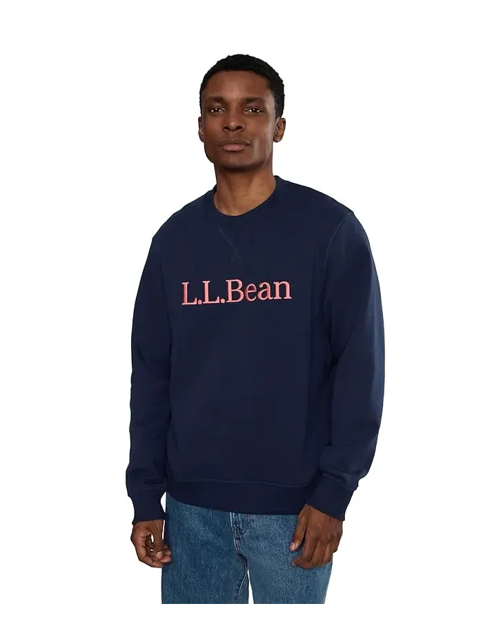 Свитшот с логотипом Regular L.L.Bean Classic Navy — изображение 1 из 5, классический темно-синий