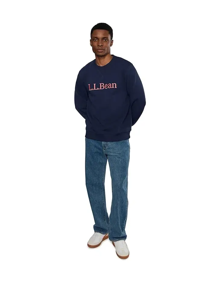 Свитшот с логотипом Regular L.L.Bean Classic Navy — изображение 2 из 5, классический темно-синий