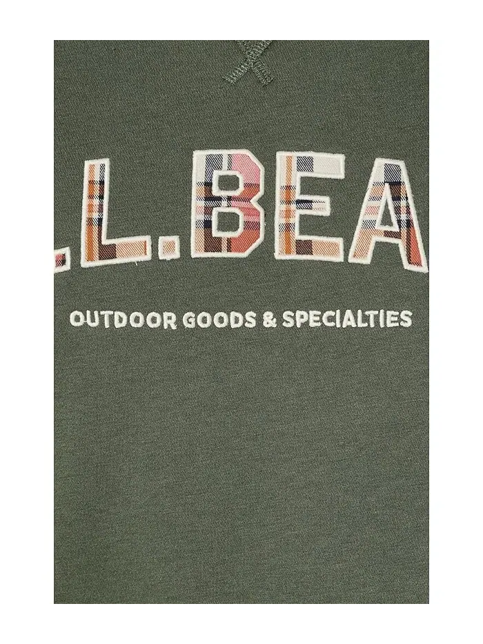 Свитшот с логотипом хлопковый L.L.Bean — изображение 5 из 5, синий