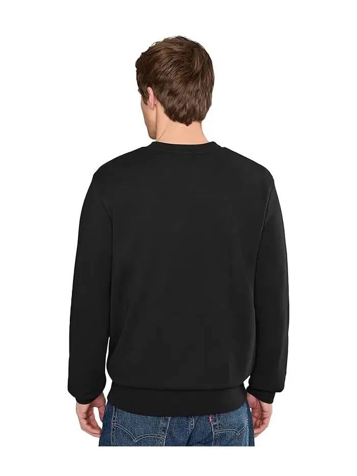 Свитшот Lacoste Classic Fit из органического хлопка — изображение 4 из 5, черный