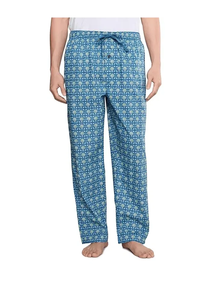 Пижамные штаны Cotton Woven Tommy Bahama — изображение 1 из 5, пальмовый