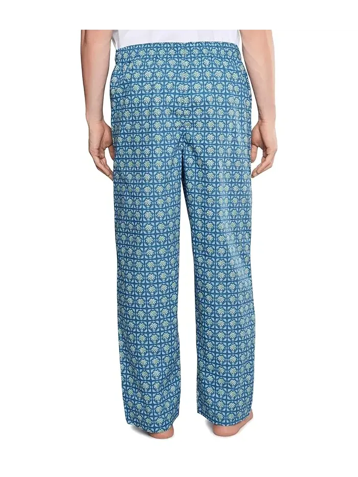 Пижамные штаны Cotton Woven Tommy Bahama — изображение 4 из 5, пальмовый