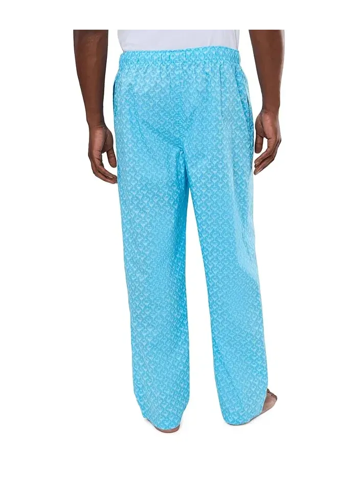 Пижамные брюки Cotton Woven Pajama Pants Tommy Bahama — изображение 4 из 5, синий