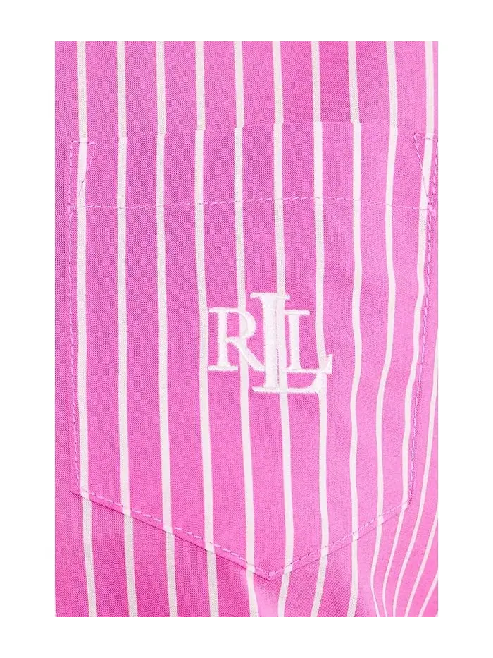 Пижамный комплект с удлиненными брюками Lauren Ralph Lauren — изображение 5 из 5, розовый