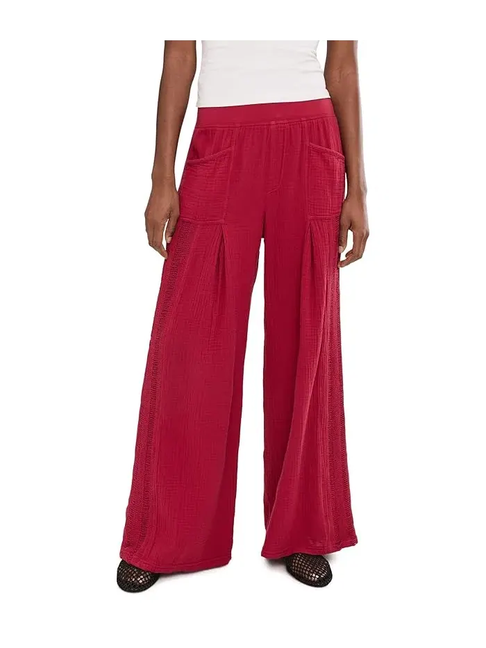 Брюки широкие Elu Wide Leg XCVI — изображение 1 из 5, красный
