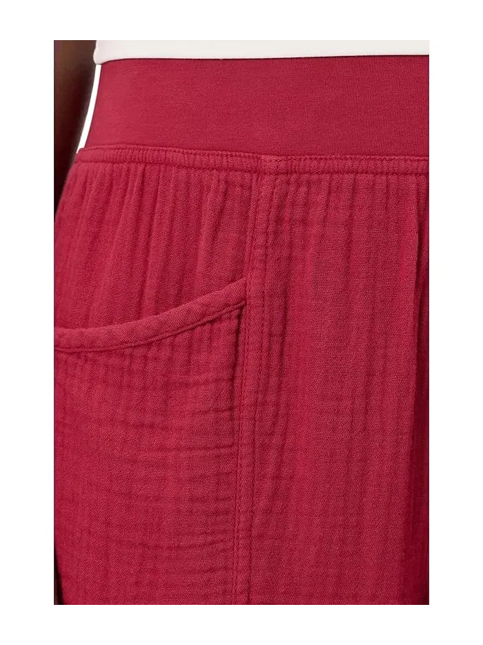 Брюки широкие Elu Wide Leg XCVI — изображение 5 из 5, красный
