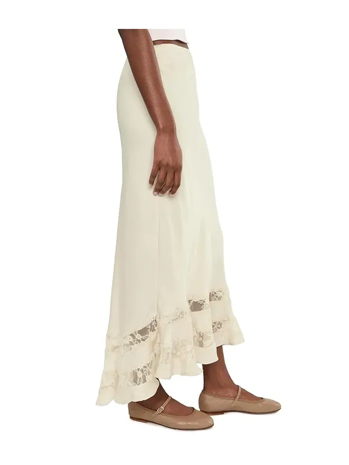 Юбка-комбинация Long Lost Lover Half Slip Free People — изображение 3 из 5, чайный