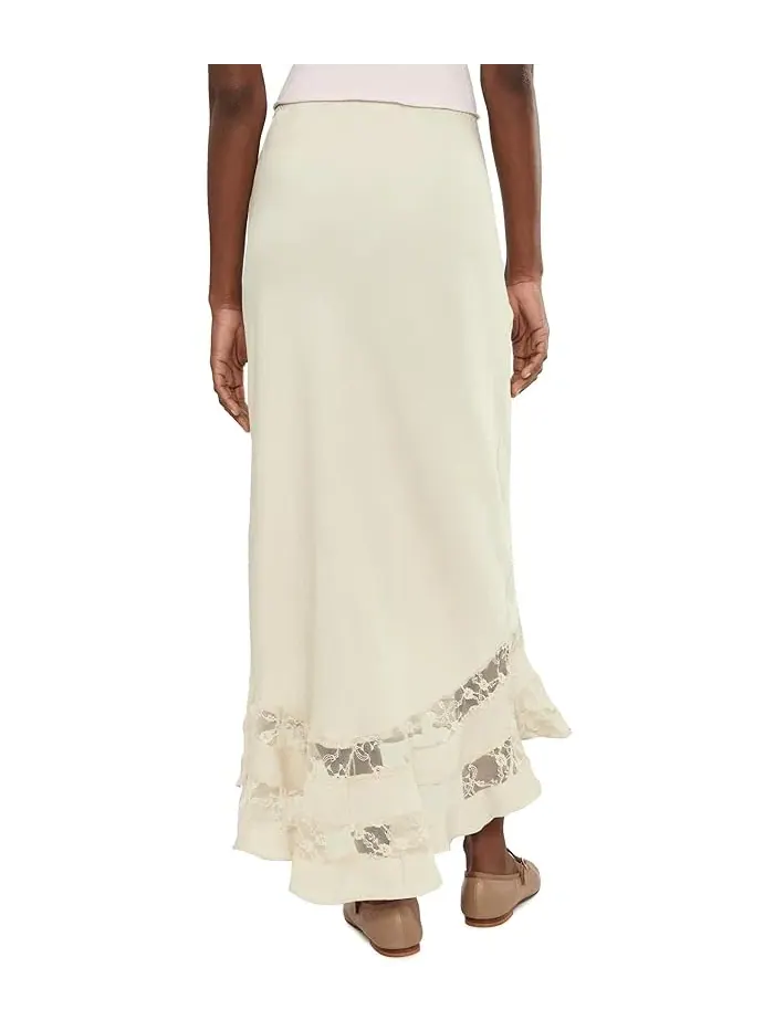 Юбка-комбинация Long Lost Lover Half Slip Free People — изображение 4 из 5, чайный