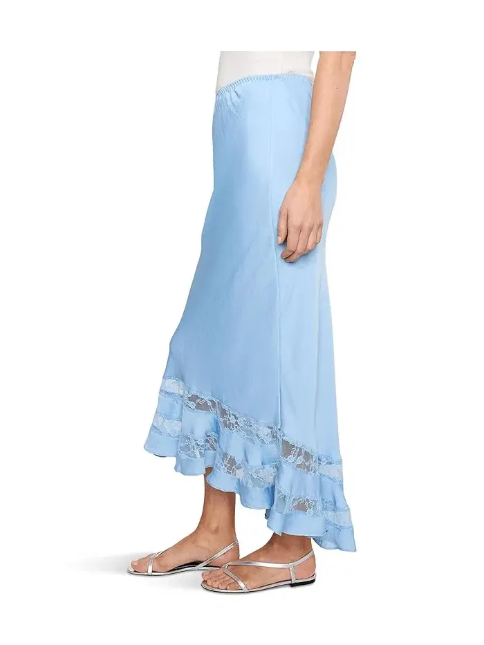Юбка-комбинация Long Lost Lover Half Slip Free People — изображение 3 из 5, синий