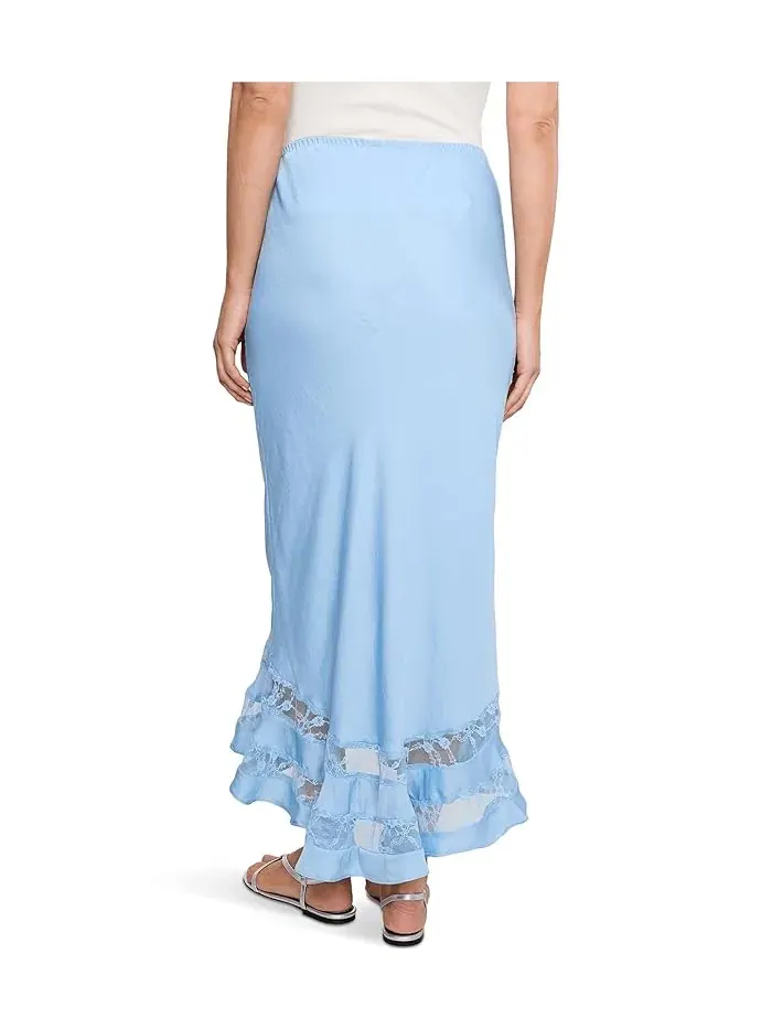 Юбка-комбинация Long Lost Lover Half Slip Free People — изображение 4 из 5, синий
