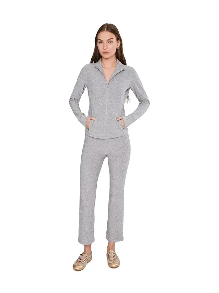 Брюки с защипами Spacedye Pintuck Kick Flare High Waisted Pants Beyond Yoga — изображение 2 из 5, серебристый