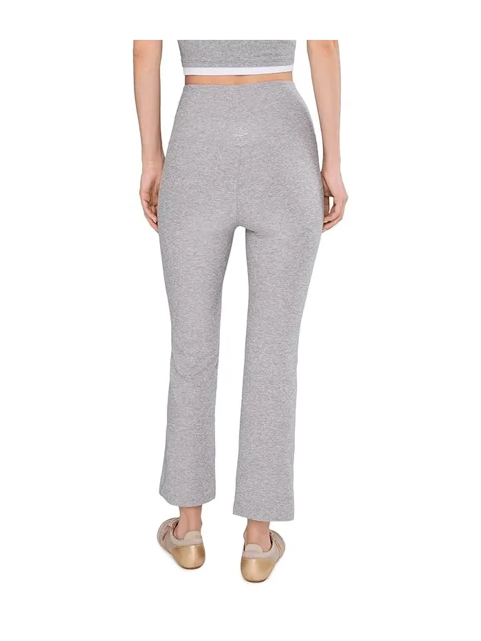 Брюки с защипами Spacedye Pintuck Kick Flare High Waisted Pants Beyond Yoga — изображение 4 из 5, серебристый