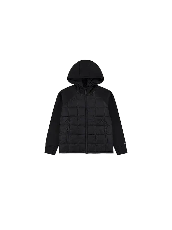 Куртка легкая гибридная abercrombie kids — изображение 1 из 2, серый