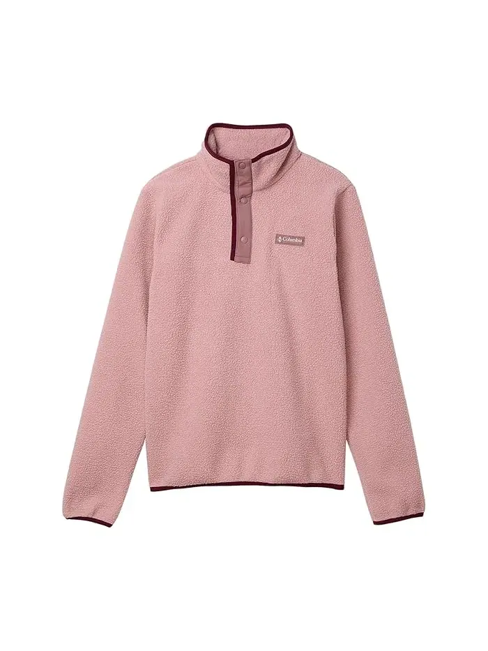 Флисовая куртка Helvetia II Half Snap Columbia Kids — изображение 1 из 1, черный/серый