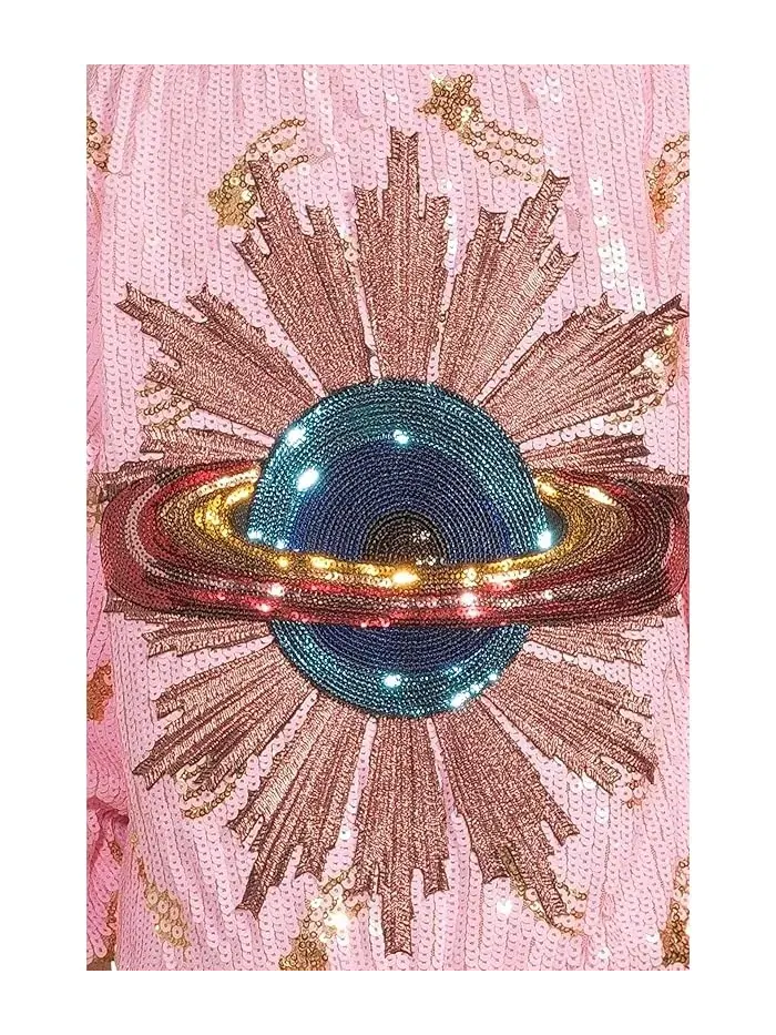 Бомбер Galaxy Star Sequin Lola and The Boys — изображение 3 из 4, розовый