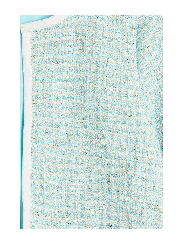 Куртка из букле Mini Rohana Lilly Pulitzer Kids — изображение 3 из 3, синий