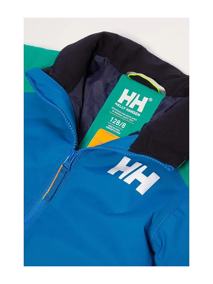 Куртка зимняя утепленная модель Winter Insulated Jacket Helly Hansen Kids — изображение 2 из 2, зеленый