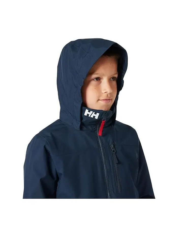 Куртка Crew Midlayer Jacket 2.0 Helly Hansen Kids — изображение 3 из 4, темно-синий