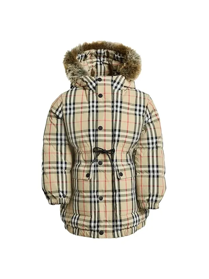 Пальто с клеткой Franklin Burberry Kids