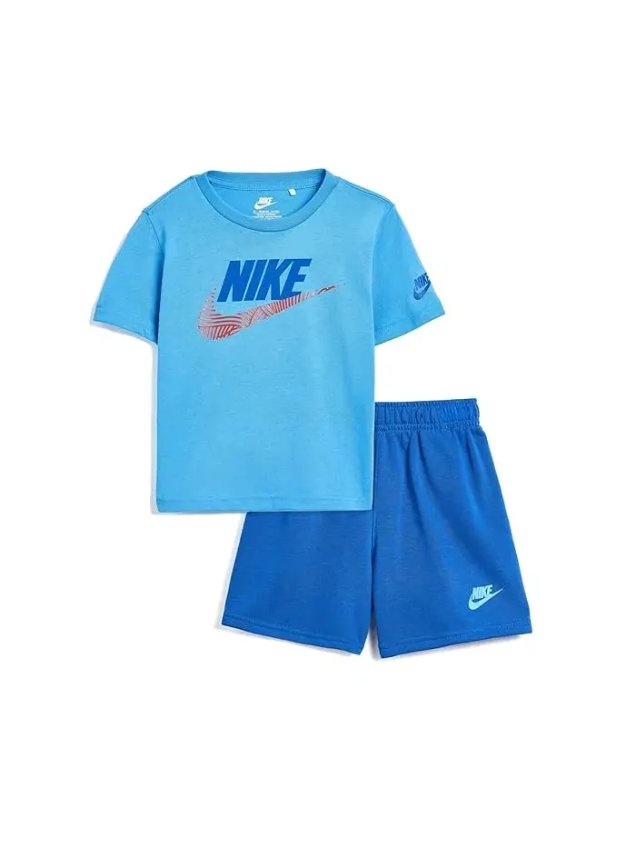 Спортивный костюм In the Zone Jersey Shorts Set Nike Kids — изображение 1 из 3, гейм роял