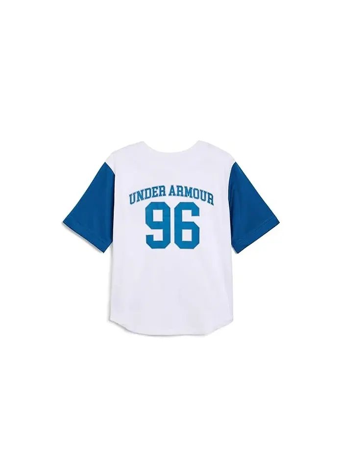 Бейсбольный костюм с шортами и топом Baseball Jersey Set Under Armour Kids — изображение 2 из 3, фиолетовый