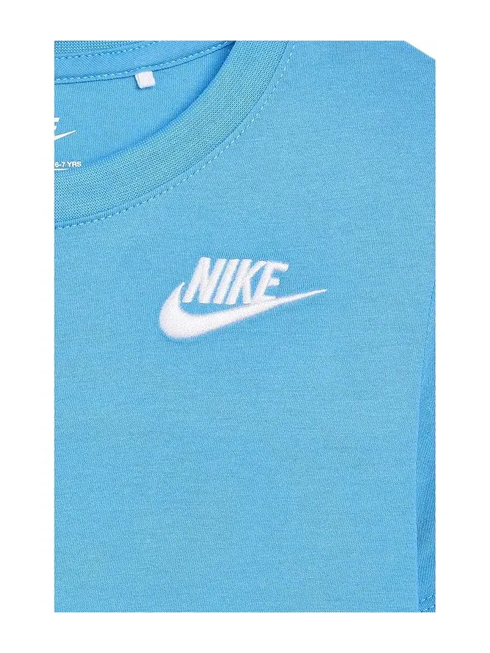 Детский спортивный костюм Futura Club Shorts Set Nike Kids — изображение 3 из 3, синий